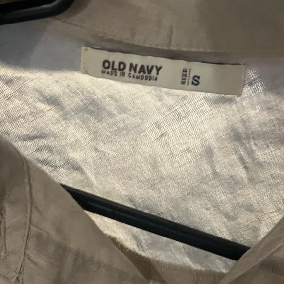 Tan button down shirt - Picture 3 of 3